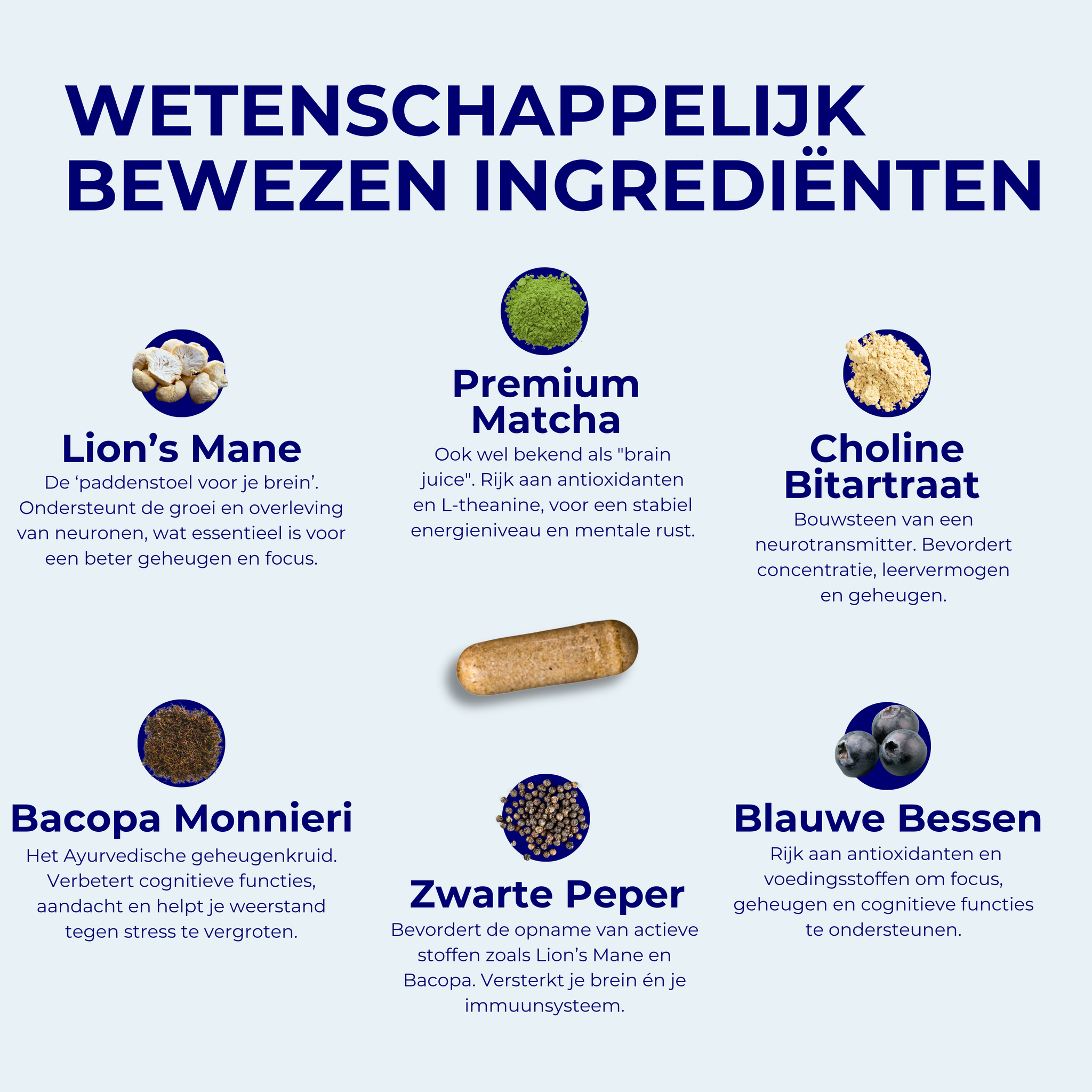 Happy Brain - Premium Nootropic Formule