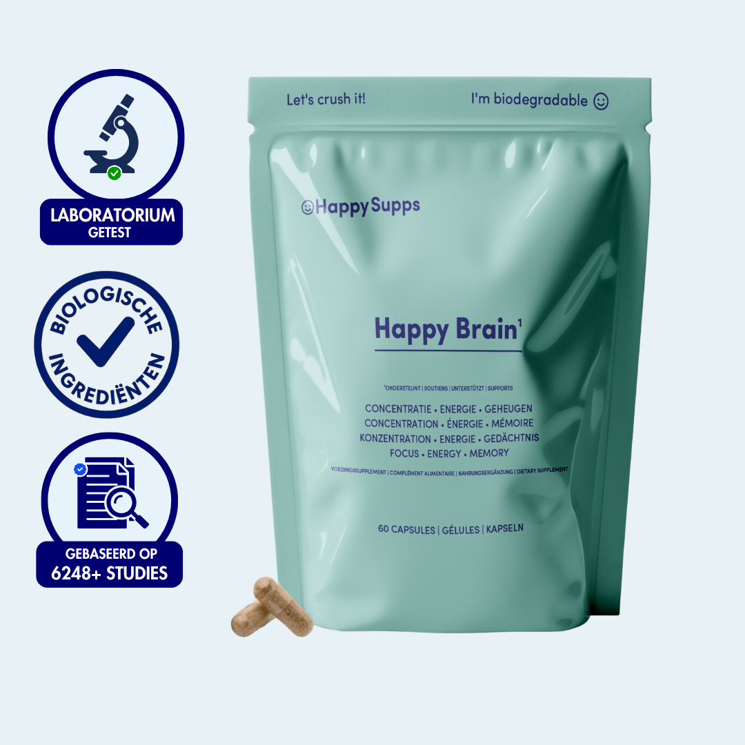 Happy Brain - Premium Nootropic Formule