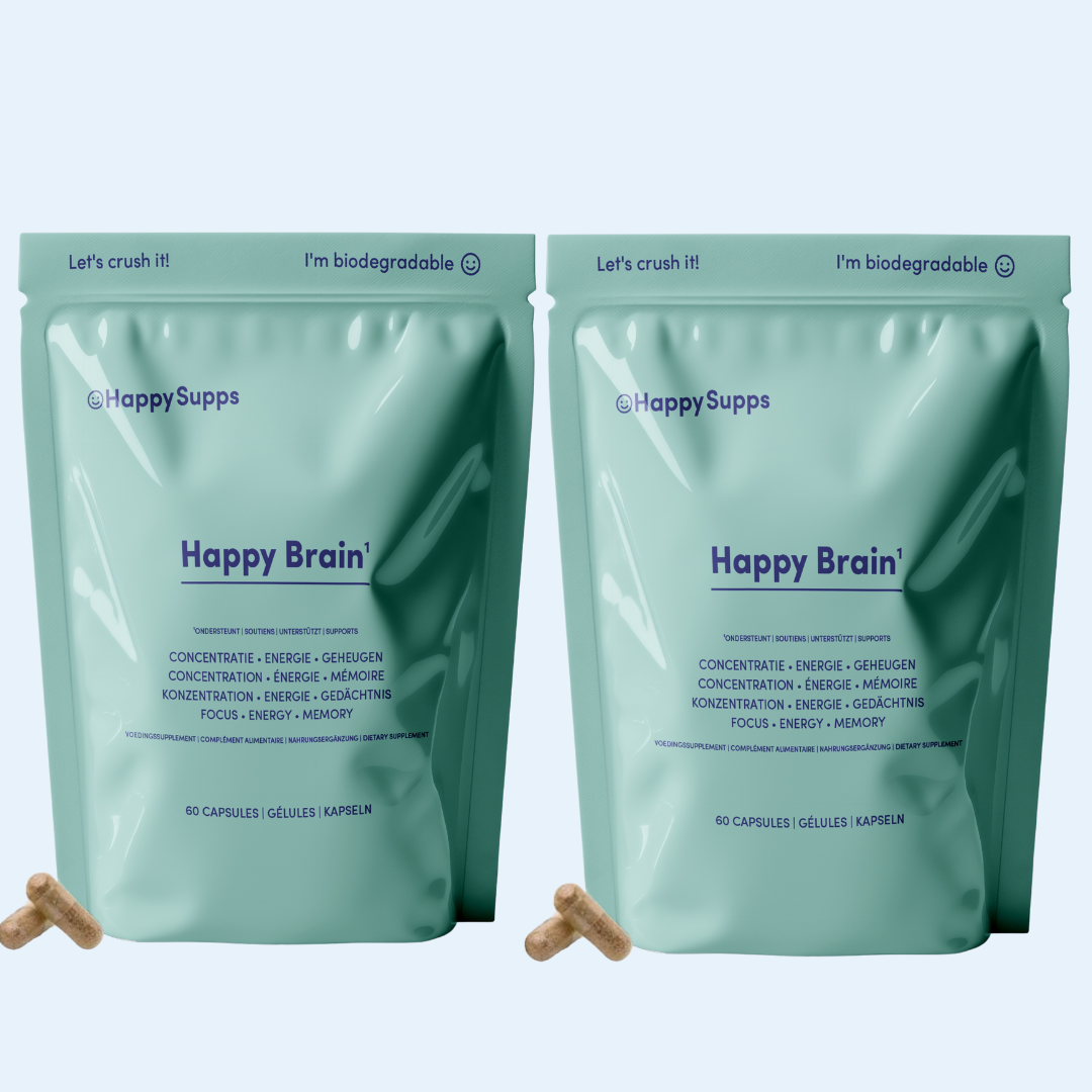 2x Happy Brain - Premium Nootropic Formule