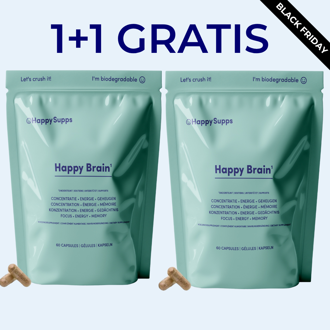 Happy Brain - Premium nootropic supplement (1+1 gratis)